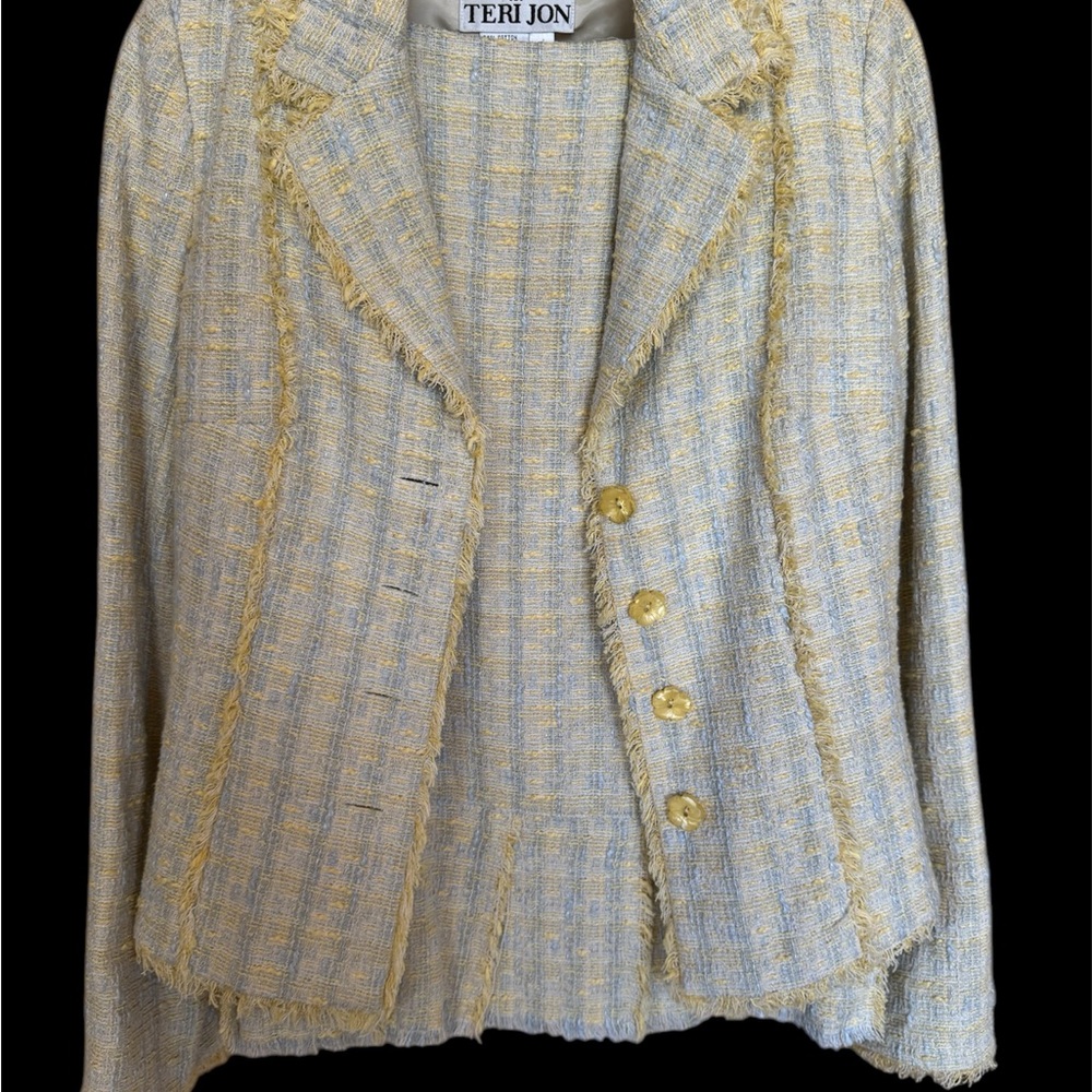 Teri Jon 2 Piece Jacket and Skirt